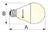 Lámpara Led E27 10W Cálida REGULABLE dh. REF. 81203/CAL
